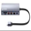 Manhattan 7 in 1 USB C Docking Station Hub with 100W Power Delivery, 4k HDMI, 2 USB-A 3.2, 1 Gigabit RJ45 Port, SD & microSD Card Slot - Multiport Adapter3 Yr Mfg Warranty- 153966 view 3