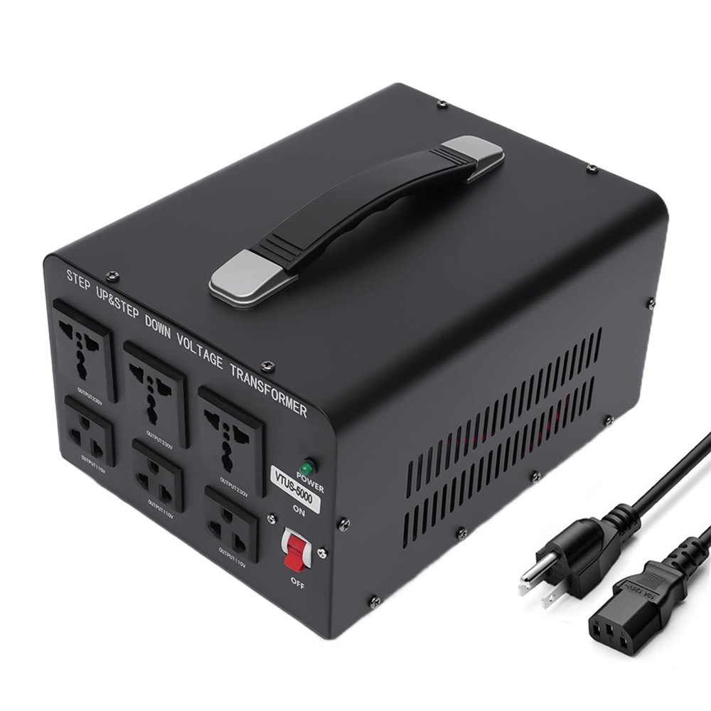 DYRABREST 5000W Voltage Transformer Power Converter, Heavy Duty Step Up/Down Convert from 110-120 Volt to 220-240 Volt and from 220-240 Volt to 110-120 Volt
