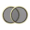 ACROPIX Universal 1.5" Car Speaker Grills Cover Mesh Round 1.5 Inch Audio Speaker Subwoofer Guard Protector Case Iron Gold Tone - Pack of 2 view 1