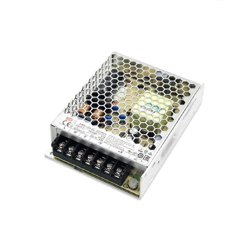 Mean Well LRS 100W Switching Power Supply AC/DC Single Output LRS-100-15 15V 7A Power Supply Driver Transformer for 3D Printer, Computer Project, LED Strip Light, CCTV, etc
