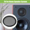 ACROPIX Universal 1.5" Car Speaker Grills Cover Mesh Round 1.5 Inch Audio Speaker Subwoofer Guard Protector Case Iron Black - Pack of 4 view 3