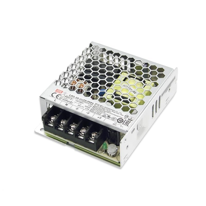 Mean Well LRS 50W Switching Power Supply AC/DC Single Output LRS-50-3.3 3.3V 10A Power Supply Driver Transformer for 3D Printer, Computer Project, LED Strip Light, CCTV, etc