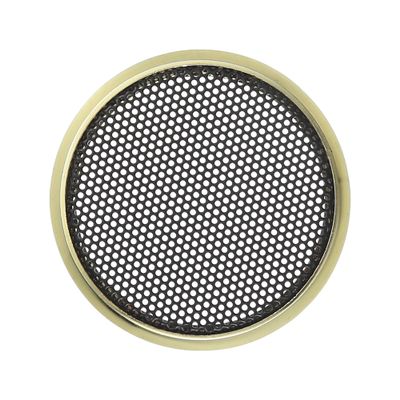 ACROPIX Universal 1.5" Car Speaker Grills Cover Mesh Round 1.5 Inch Audio Speaker Subwoofer Guard Protector Case Iron Gold Tone - Pack of 1