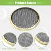 ACROPIX Universal 1.5" Car Speaker Grills Cover Mesh Round 1.5 Inch Audio Speaker Subwoofer Guard Protector Case Iron Gold Tone - Pack of 1 view 4