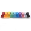 Elacgap OEM Profile Blank Keycaps PBT Rainbow Mixed Colors 1U R4 Keycap for MX switches Mechanical Keyboard (Mixed Colors, 100pcs) view 2