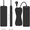 20 FT Power Strips with Surge Protection 1625W/13A, 10 Outlets with 4 USB Ports (1 USB C) Long Extension Cord with Multiple Outlets 14-in-1 1700J 16Awg Flat Plug Power Strip Protector Black ETL Listed view 4