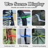 100Pcs Buckle Self-locking Premium Nylon Cable Wire Ties Adjustable Zip ties Straps Fastening Loop Reusable Plastic Nylon Cable Ties (8x300mm) view 3