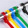 100Pcs Buckle Self-locking Premium Nylon Cable Wire Ties Adjustable Zip ties Straps Fastening Loop Reusable Plastic Nylon Cable Ties (8x300mm) view 4