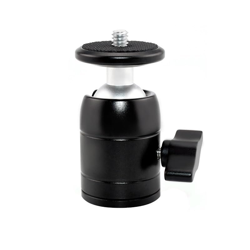 Mini Ball Head Mobile Phone Clip Digital Camera Photography Accessories Tripod 360 R otating Spherical SLR Aluminum Alloy PTZ