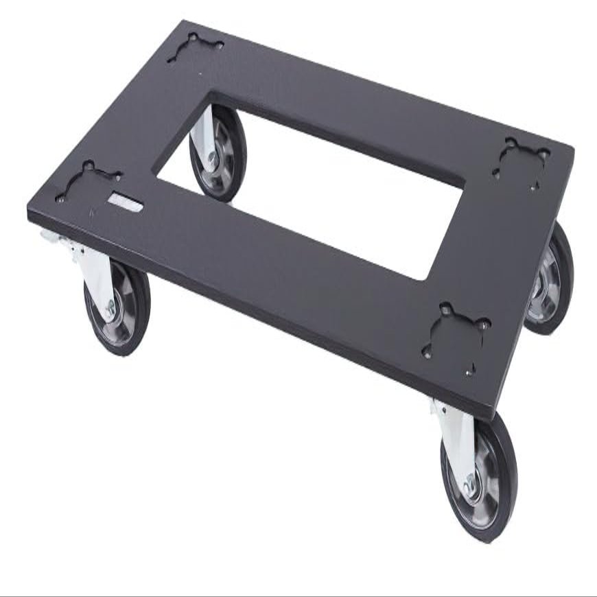 DAS Audio 10113190 Model PL-EV218S Wooden Transport Dolly, Black; for Transporting Stacked EVENT-218A, 3 Units Max