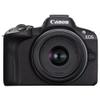 Canon EOS R50 Mirrorless Camera (Black) with RF-S 18-45mm F4.5-6.3 is STM Lens 5811C012 Bundle with Deco Gear Photography Bag + Microphone + Tripod + Software & Accessories Kit view 2