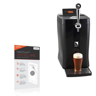 BoxWave Screen Protector Compatible with BrewArt BrewFlo - ClearTouch Anti-Glare (2-Pack), Anti-Fingerprint Matte Film Skin
