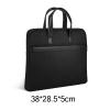 GRFIT Laptop and Tablet Bag Briefcase Business Men's and Women's Professional Document Bag Business Bag Polyester Handbag Information Bag Laptop Bag Black Work Bag Business Travel Office view 2