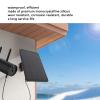 MUNEFE Solar Panel for Security Camera, USB Solar Panel, Solar Panels Charger, Suitable for Providing Stable Power to Cameras(Black) view 4