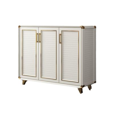 WAOCEO Shoes Shelf All-Aluminum Alloy Shoe Cabinet, Home Entrance Entrance Cabinet, Outdoor Balcony Large-Capacity Storage Cabinet Stackable Shoe Rack (Color : 100x40x100cm)