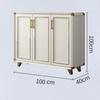 WAOCEO Shoes Shelf All-Aluminum Alloy Shoe Cabinet, Home Entrance Entrance Cabinet, Outdoor Balcony Large-Capacity Storage Cabinet Stackable Shoe Rack (Color : 100x40x100cm) view 2