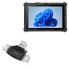 BoxWave Smart Gadget Compatible with Munbyn IRT09A - AllReader SD Card Reader, microSD Card Reader SD Compact USB - Jet Black view 1