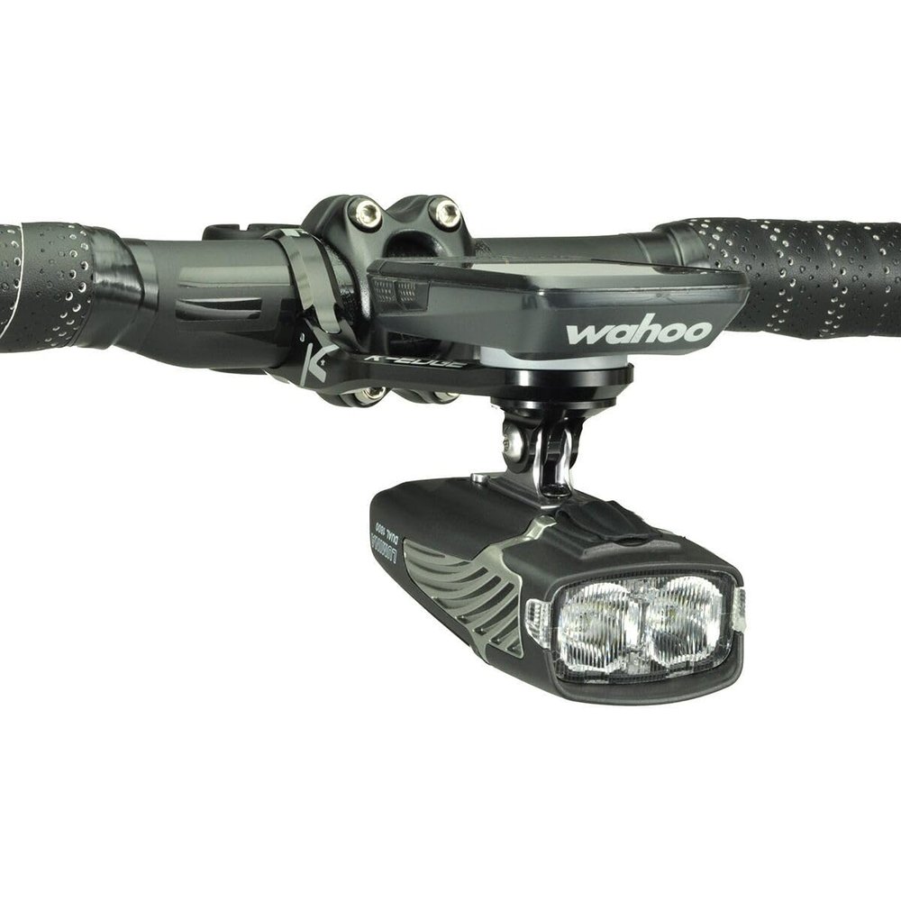 K-Edge | Max XL (35.0mm) Bicycle Computer Combo Mount | for Wahoo GPS Devices | Black