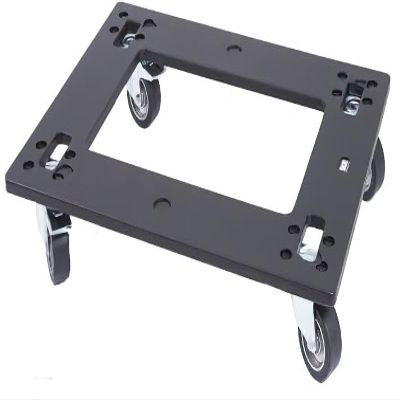 DAS Audio 10113270 Model PL-VT118S Wooden Transport Dolly, Black; for Transporting Stacked VANTEC-118A, 2 Units Max