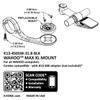 K-Edge | Max XL (35.0mm) Bicycle Computer Mount | for Wahoo GPS Devices | Black view 4