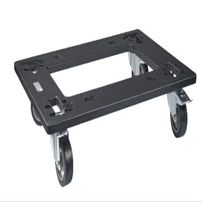 DAS Audio 10113290 Model PL-EV115S Wooden Transport Dolly, Black; for Transporting Stacked EVENT-115A, 3 Units Max