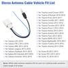 JAYUBIEN Car Radio Antenna Adapter for Toyota Camry RAV4 Corolla Prius Tacoma Yaris Highlander Sienna Subaru Scion Stereo Antenna Wire Harness Connector view 2