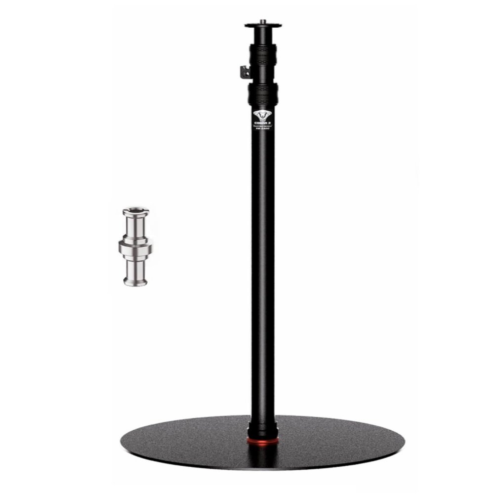 IFOOTAGE RB-A400 Round Base Light Stand Monopod, 79" Tripod Monopod for Cameras, Lights, Webcam, Live Streaming, Vlogging, Payload 22LBS
