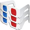 3 Pcs Unisex 3D Stereo Glasses Foldable 3D Cardboard Glasses for Films, TV, Magazines and More Clever and Attractive, Accessories view 1