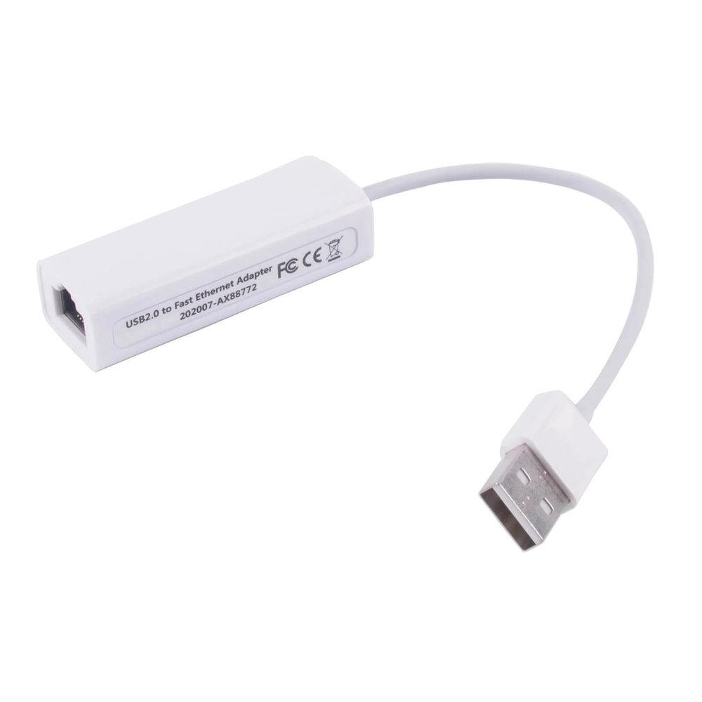 USB 2.0 Ethernet 10/100 Mbps RJ45 Network Card LAN Adapter Cable 10M 100Mbps with AX88772B AX88772C Chip