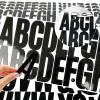 400 Pieces Black Letter Stickers 24 Sheets Large 2.5 Inch Self Adhesive Number Alphabet Kit Waterproof for Bulletin Board Letters Mailbox Numbers Labels DIY Crafts Art Making view 3