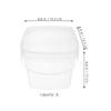HOLIDYOYO Plastic Bucket with Handle and Lid 3l for Halloween Season view 4