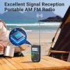 PRUNUS J-618 Portable Radio AM FM to Bluetooth Earphone, as Bluetooth Speaker, 2000mah Rechargeable Radio, Preset, TF Card Shuffle Play, Headphone Jack, Sleep Timer, Walkman Radios, Digital Radios view 4