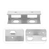 HOMSFOU 3pcs Metal Under Desk Laptop Mounts Laptop Holder Bracket for Space-Saving Storage Office Bedroom Study view 4