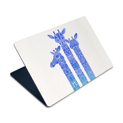 Head Case Designs Officially Licensed Cat Coquillette Blue Ombre Giraffes Animals Vinyl Sticker Skin Decal Cover Compatible with Apple MacBook Air 15" M2 2023