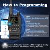 TIDRADIO TD-H3 GMRS Radios Handheld, APP/Web Bluetooth Programming, 8-Band Long Range Walkie Talkies Two Way Radios, Air Band, Freq Copy, DTMF, NOAA Weather, 2500mAh, 15.15in Antenna - Full Kit 2 Pack view 4