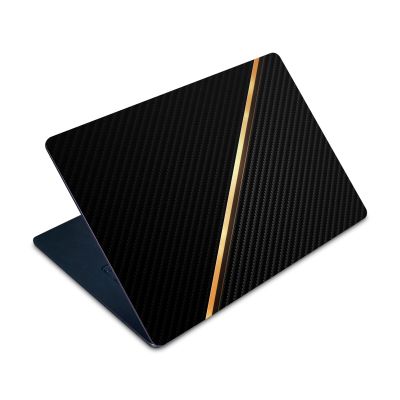 Head Case Designs Officially Licensed Alyn Spiller Gold Carbon Fiber Vinyl Sticker Skin Decal Cover Compatible with Apple MacBook Air 15" M2 2023