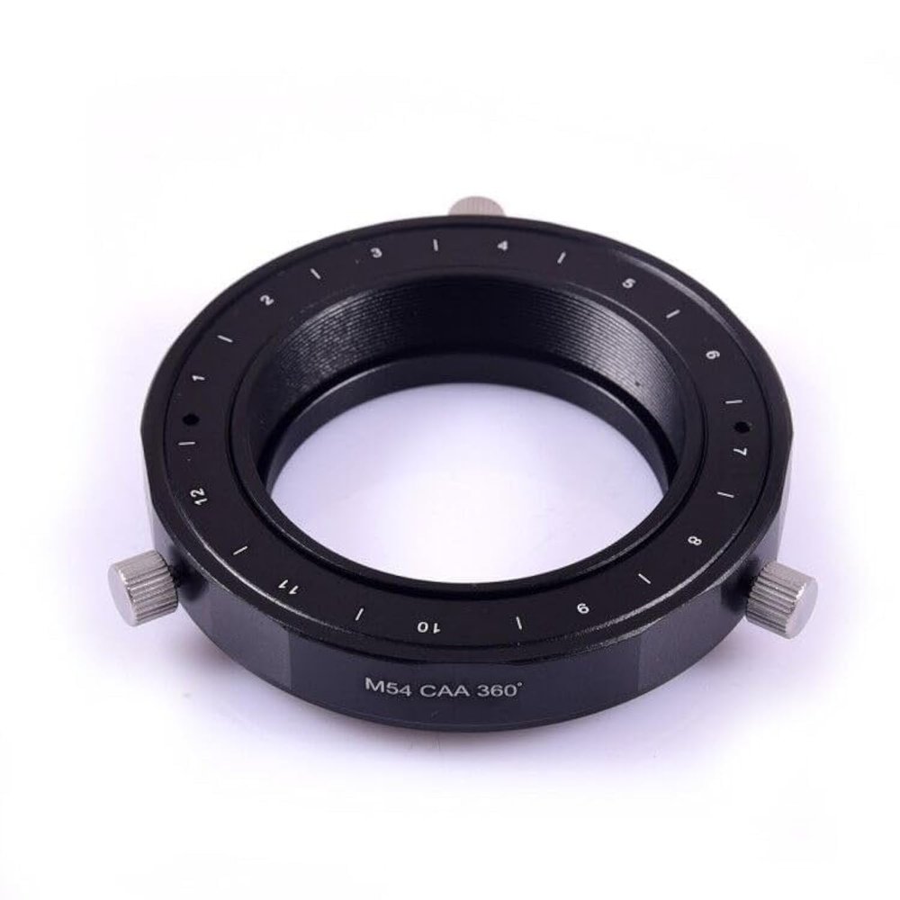PtaTt Upgraded M42 / M48 / M54 / M68 CAA 360 Rotation Camera Angle Regulator (Color : M54)