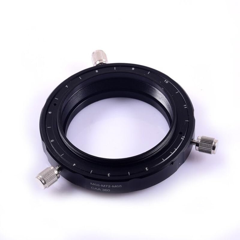 PtaTt Upgraded M42 / M48 / M54 / M68 CAA 360 Rotation Camera Angle Regulator (Color : M68)