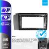 UGAR 7 inch / 9 inch Compatible for VOLVO XC70 V70 S60 2004-2007 Double Kit Vehicle Frame Masks view 2