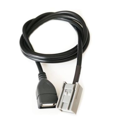 RAEGAN [Vehicle Parts] Car Media Extension Female USB Adapter Cable for Honda for Civic for CRV for Accord for Jazz Fit [Replacement]