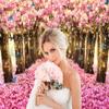 10x8ft Spring Cherry Blossom Forest Backdrop Pink Flower Butterfly Petal Boulevard Floral Photo Background for Photography Wedding Tea Party Party Decorations Portrait Shoot Studio Photo Booth Props view 2