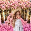 10x8ft Spring Cherry Blossom Forest Backdrop Pink Flower Butterfly Petal Boulevard Floral Photo Background for Photography Wedding Tea Party Party Decorations Portrait Shoot Studio Photo Booth Props view 3