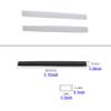 2Pairs Eyeglass End Tips Silicone Ear Sock Pieces Tube Sleeve Eyewear Glasses Retainers Comfortable Replacement view 3