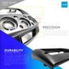 UGAR 7 inch / 9 inch Compatible for Volkswagen Scirocco 2015-2016 (Auto AC) Double Kit Frame Masks for Vehicles view 4