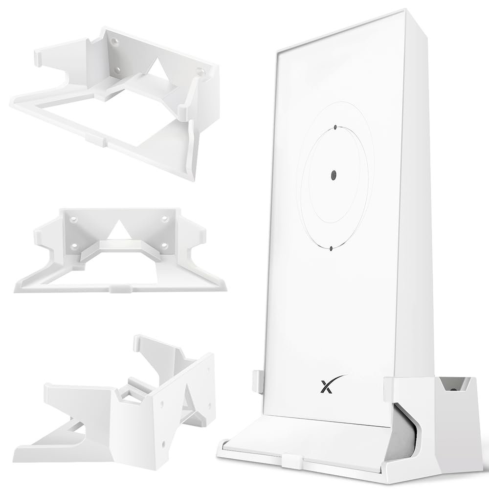 Sactulaz for Starlink Router Mount and Cable Wrap Cord Around Back of The Bracket for a Clean Look and Appearance,Starlink Gen2 Router Wall Mount WiFi V2 Mesh Mounting Kits Holder