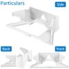 Sactulaz for Starlink Router Mount and Cable Wrap Cord Around Back of The Bracket for a Clean Look and Appearance,Starlink Gen2 Router Wall Mount WiFi V2 Mesh Mounting Kits Holder view 3