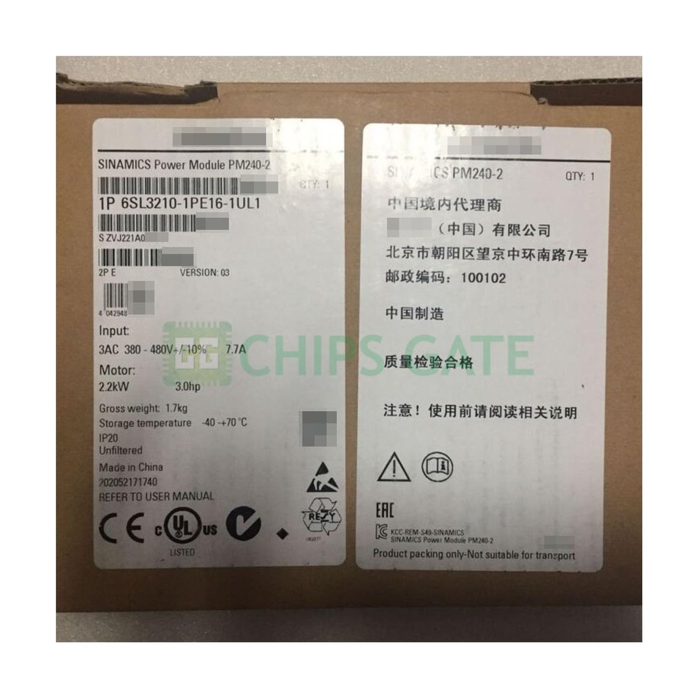 New 1 Pcs 6SL3210-1PE16-1UL1 Power Module 6SL3210-1PE16-1UL1