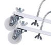 2 Pieces Electric Heater Caster Frame Base Accessories Spare Parts Smooth and Easy to Move Replacements with Wheels, White Wheel view 2