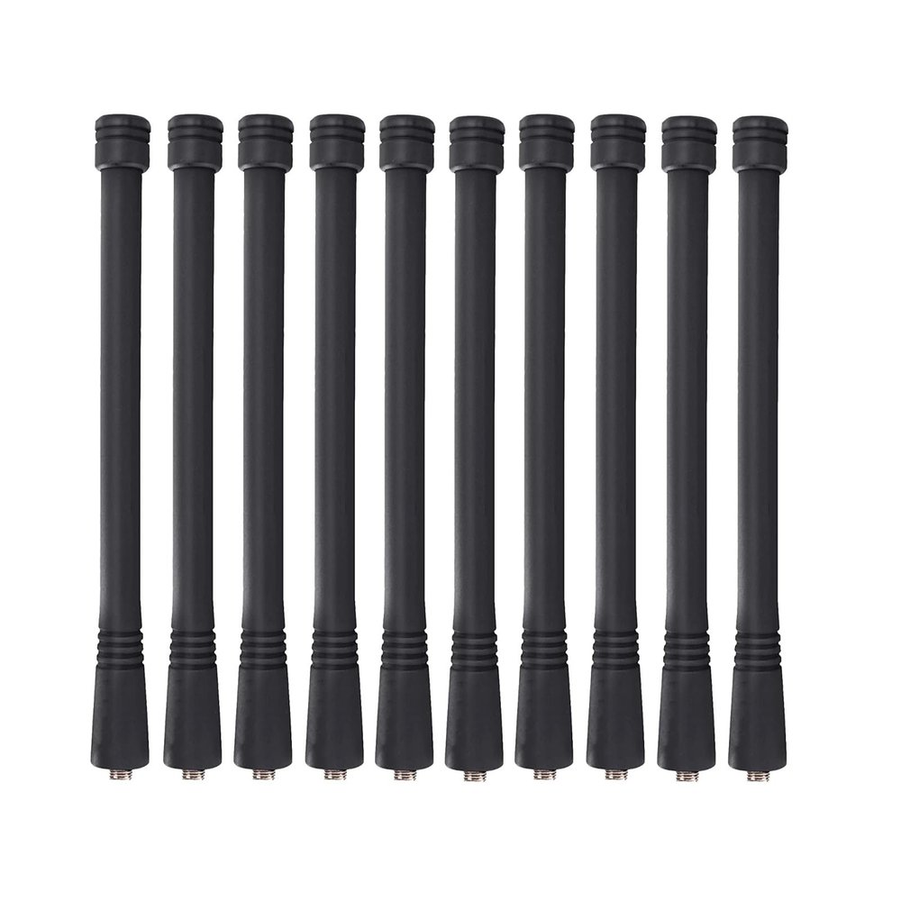 10 Pack NAD6567 NAD6567A Whip Antenna VHF 136-174 MHz 6 Inches for HT1000 XTS3000 XTS3500 XTS1500 XTS2500 XTS5000 MT1500 MT2000 MTS2000 EX560XLS Two Way Radio
