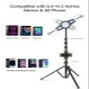 Elitehood iPad Tripod Stand, 65 Inch Height Adjustable Stand Holder with 360 Rotating Floor Tripod for 9.5-14.5 Inch Tablets view 3